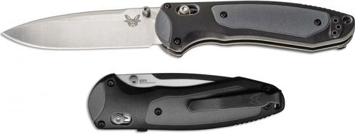 Benchmade Boost 590 Knife EDC Drop Point AXIS Assist Folder Dual Durometer Handle