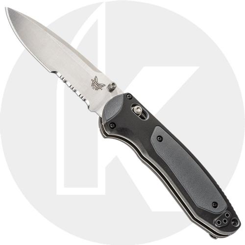 Benchmade Boost 590S Knife EDC Part Serrated Drop Point AXIS Assist Folder Dual Durometer Handle