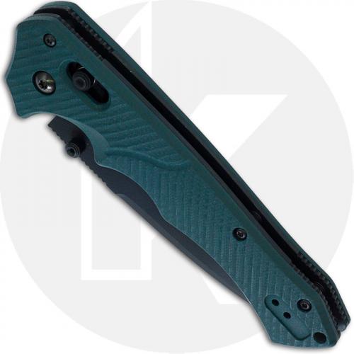 Benchmade Mini Rukus 615BK-1501 - 2015 Shot Show Limited Edition - Serial Number - BNIB - Black S30V - Forest Green G10 - USA Ma