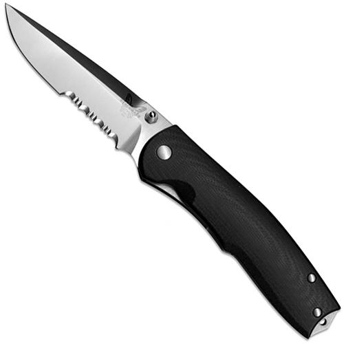 Benchmade Knives: Benchmade Torrent Knife, Part Serrated, BM-890S