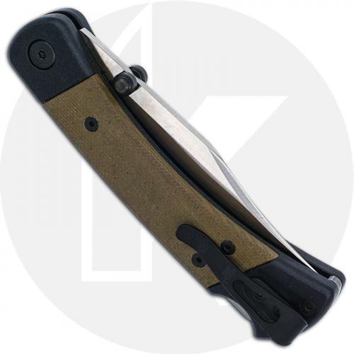 Buck 110 Hunter Sport 0110GRS5 - S30V Clip Blade - Black Aluminum and Green Micarta Handle - Made in USA