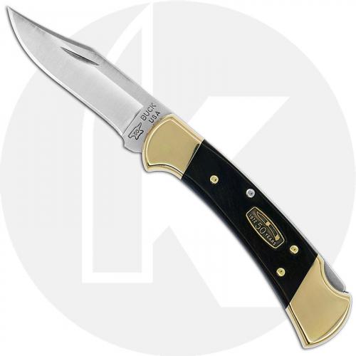 Buck Ranger 50th Anniversary Edition - 0112BRS3 - Custom Tang Stamp - Ebony Handle with Anniversary Shield