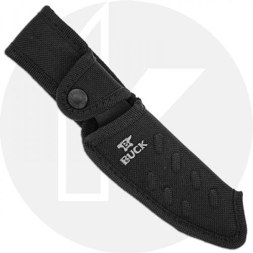 Buck Large Pursuit Pro Fixed Blade 0656ORS - S35VN Drop Point - Black GFN and Orange Versaflex Handle - Made in USA