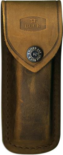 Buck 110 Folding Hunter Distressed Brown Leather Sheath Only, BU-110DBS