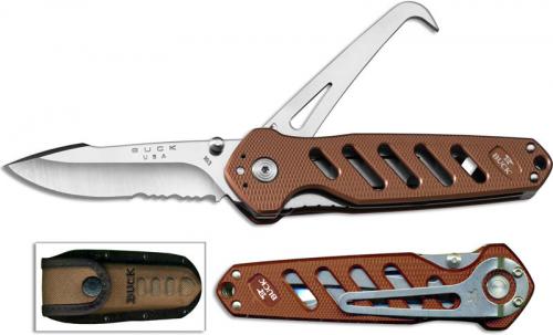 Buck Crosslock Hoofpick, Brown, BU-183BRS