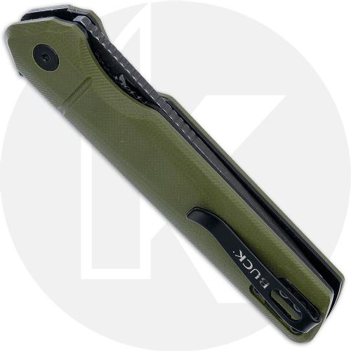 Buck Infusion 239GRS Knife - Assisted - Black Blade - OD Green G10 - Flipper
