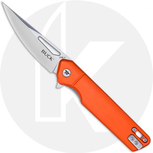 Buck Infusion 239ORS Knife - Assisted - Orange Aluminum - Flipper