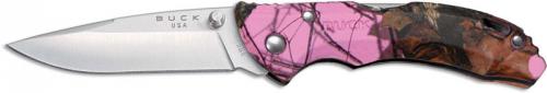 Buck Knives: Buck Bantam BBW Knife, Pink Camo, BU-284CMS10