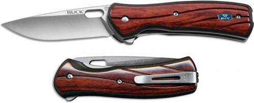 Buck Vantage Knife, Small Rosewood Dymondwood Select, BU-341RWS