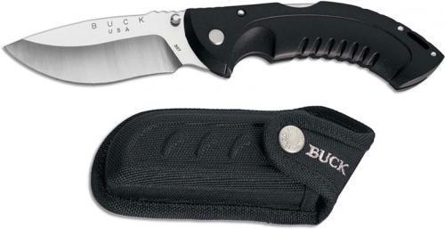 Buck Folding Omni Hunter Knife, 12PT Drop Point Black, BU-397BK