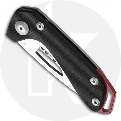 Buck Coltello BUDGIE 417 – Acciaio S35VN, Blocco Telaio, Scala G10, Clip Tascabile, Apertura One-Hand