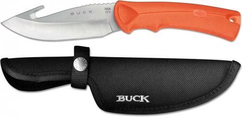 BuckLite Max Knife, Large Gut Hook Orange, BU-679ORG