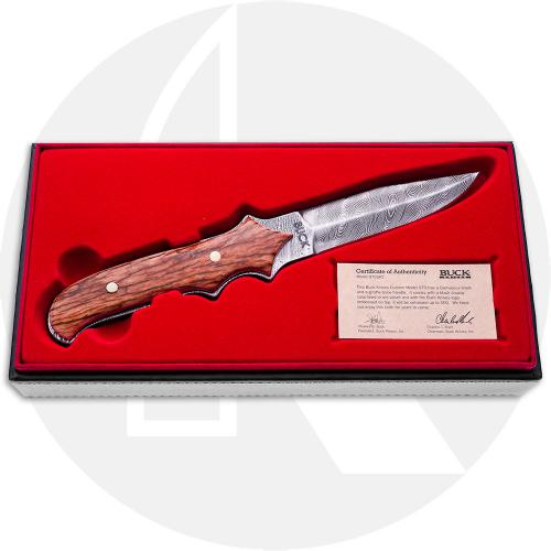 Buck Giraffe Dagger 970SP2 Fixed Blade Knife - Limited Edition - Damascus Dagger - Giraffe Bone - USA Made