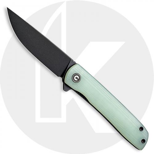 CIVIVI Bo C20009B-4 - Black Stonewash Nitro-V - Natural G10 - Liner Lock Flipper Folder