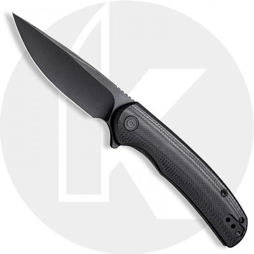 CIVIVI NOx C2110C - Black Stonewash Nitro-V - Black G10 / Stainless Steel - Frame Lock Folder