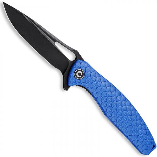 CIVIVI Wyvern Knife C902H - Black Stonewash D2 Drop Point - Blue FRN - Liner Lock Flipper Folder