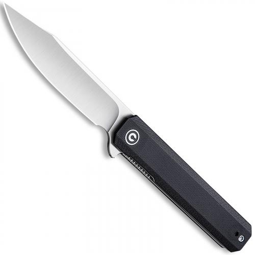 CIVIVI Chronic Knife C917C - Satin Clip Point - Black G10 - Liner Lock Flipper Folder