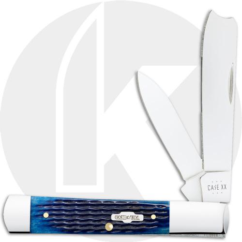 Case XX Razor 02798 Knife - Jigged Blue Bone - 62005RAZSS