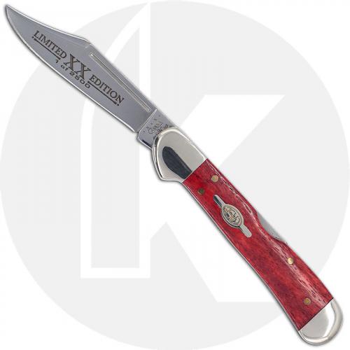 Case Mini CopperLock Knife 07976 - Limited Edition VII - Smooth Old Red Bone - 61749LSS - Discontinued - BNIB