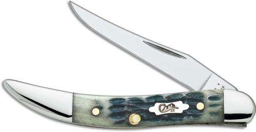 Case Small Texas Toothpick Knife, Blue Lagoon Bone, CA-10271