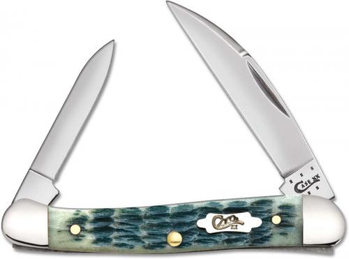 Case Mini Copperhead Knife, Blue Lagoon Bone, CA-10273