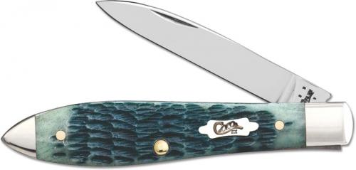 Case Tear Drop Gent Knife, Blue Lagoon Bone, CA-10274