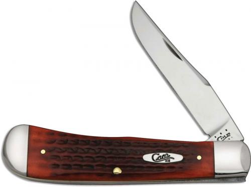 Case BackPocket Knife, Pocket Worn Old Red Bone, CA-10300