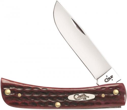 Case Sod Buster Jr Knife 10304 Pocket Worn Old Red Bone 6137SS