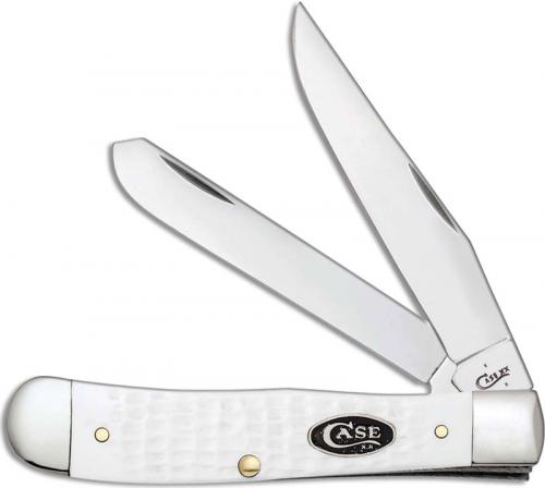 Case Trapper Knife 10481 White Synthetic SparXX 6254SS