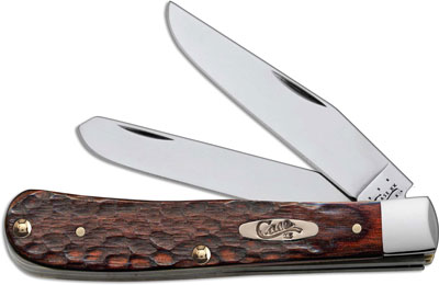 Case Trapper Knife, Jigged Rosewood, CA-1057