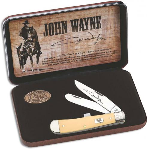 Case John Wayne Trapper Set, Smooth Cream Synthetic, CA-10688