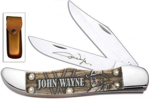 Case John Wayne Folding Hunter, Smooth Natural Bone, CA-10700