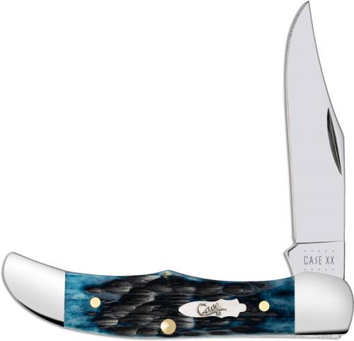 Case Pocket Hunter Knife 10881 Blue Denim Bone 61165SS