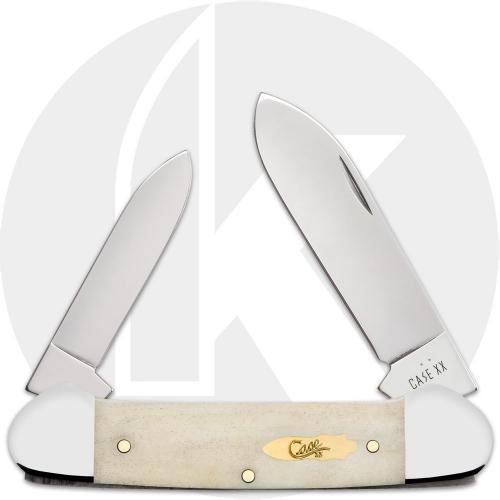 Case Canoe 11023 Knife - Smooth Natural Bone - 62131SS