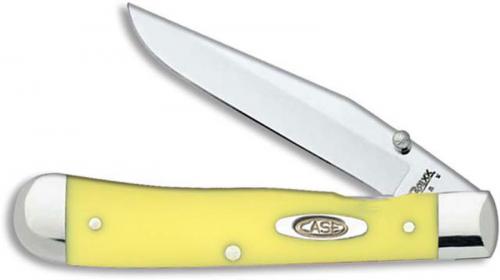 Case Knives: Case Yellow TrapperLock Knife, CA-111