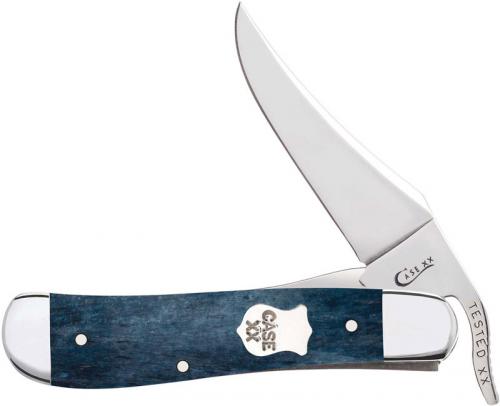 Case RussLock Knife 11194 Smooth Mediterranean Blue Bone 61953LSS