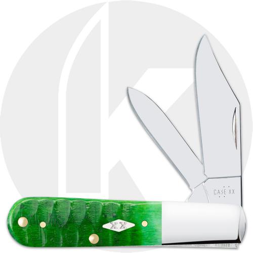 Case Barlow 11443 Knife - Gator Jigged Bright Green Bone - 62009 1/2SS