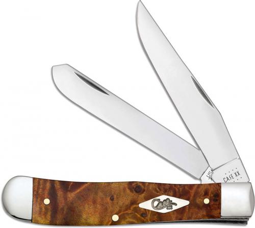 Case Trapper Knife 11540 Autumn Maple Burl 7254SS
