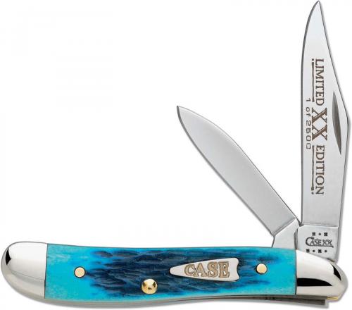Case Peanut Knife 12070 - Limited Edition XII - Caribbean Blue Bone - 6220SS - Discontinued - BNIB