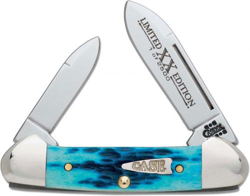 Case Baby Butterbean Knife 12072 - Limited Edition XII - Caribbean Blue Bone - 62132SS - Discontinued - BNIB