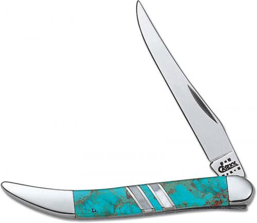 Case Small Texas Toothpick Knife 1282 - Exotic Turquoise - EX10096SS - Discontinued - BNIB