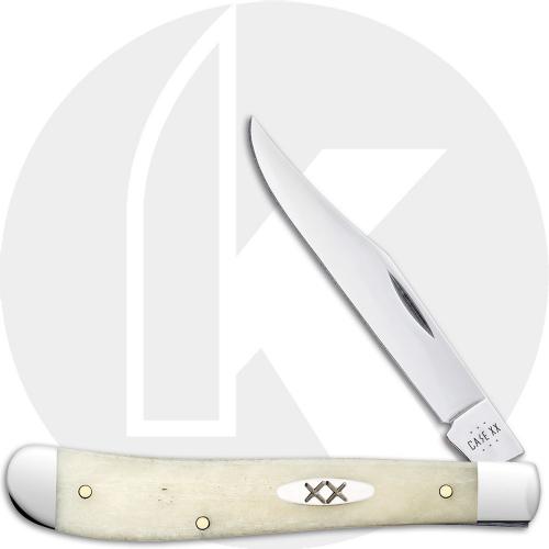 Case XX Slimline Trapper 13312 Knife - Smooth Natural Bone - 61048SS