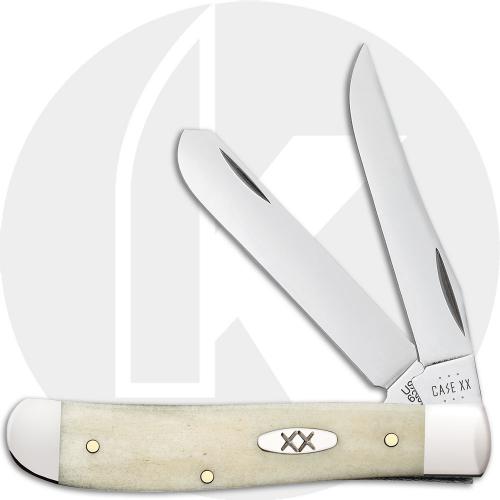 Case XX Mini Trapper 13313 Knife - Smooth Natural Bone - 6207SS