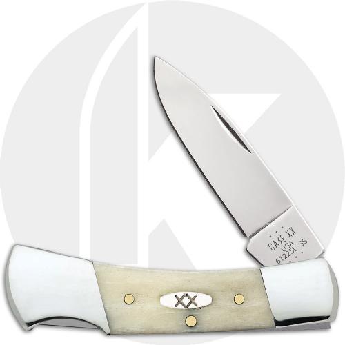 Case XX Lockback 13314 Knife - Smooth Natural Bone - 61225LSS