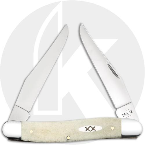 Case XX Muskrat 13317 Knife - Smooth Natural Bone - MUSKRATSS