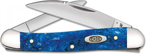 Case Mini Copperhead Knife, Blue Sparkle Kirinite, CA-13536