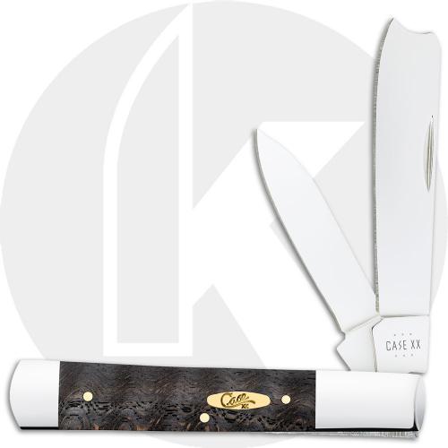 Case XX Razor 14006 Knife - Black Curly Oak Wood - 72005RAZSS