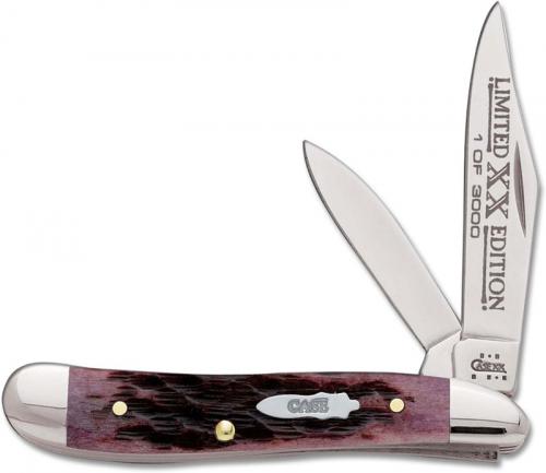 Case Peanut Knife 14073 - Limited Edition XIV - Cabernet Bone - 6220SS - Discontinued - BNIB