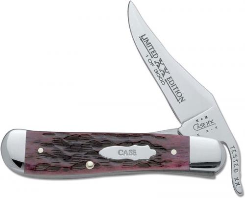 Case RussLock Knife 14077 - Limited Edition XIV - Cabernet Bone - 61953LSS - Discontinued - BNIB