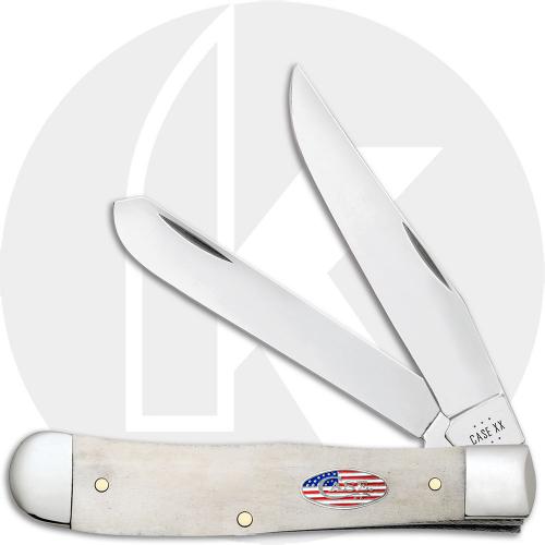 Case XX Trapper 14090 Knife - Smooth Natural Bone - 6254CS